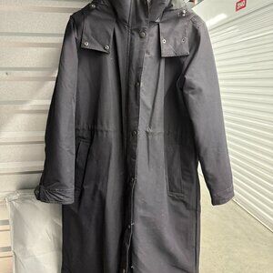 Land's End Women's Commuter Insulated Long Coat - Petite Large